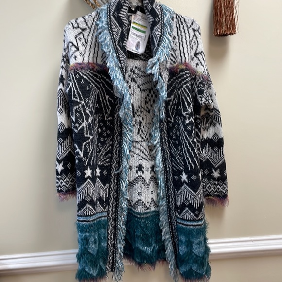 New Women’s Pilcro Intarsia Cardigan Sweater By Anthropologie!!🔥🔥🔥 - Picture 2 of 12